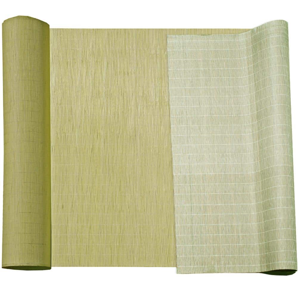 Eco-Friendly Green Tatami Bamboo Wall Paneling Roll