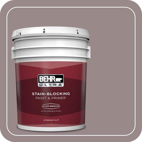 BEHR ULTRA 5 gal. #MQ1-37 Fashion Week Extra Durable Flat Interior Paint & Primer