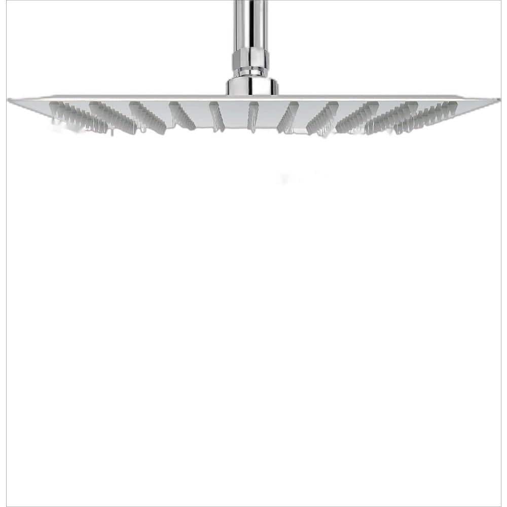 Rain Shower head 3-Spray Patterns with 1.8 GPM 10 in., Wall Mount Rain Fixe