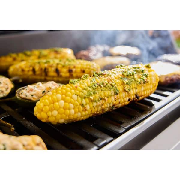 Weber Spirit E-425 4-Burner Liquid Propane Gas Grill in Titanium