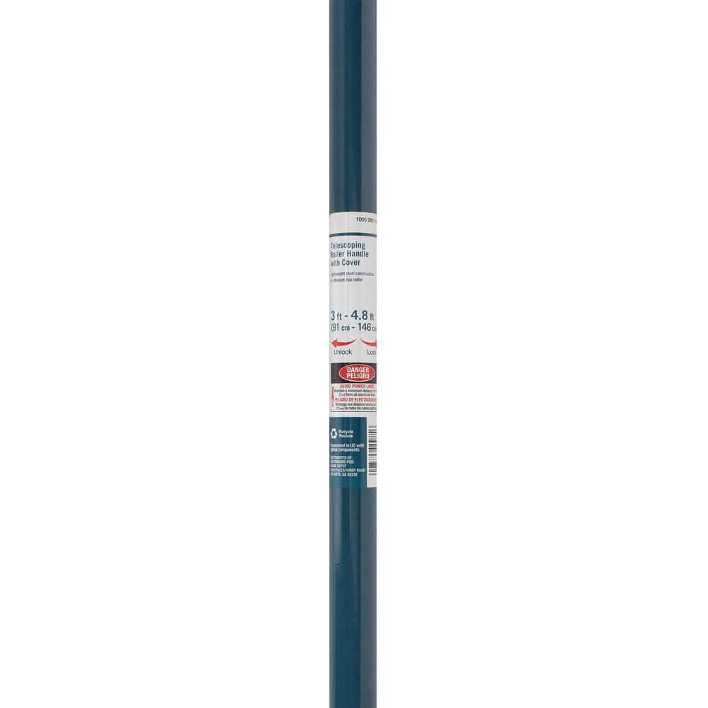 Extension Pole 1.3–4.8 Ft – Telescoping Paint Roller Pole, Lightweight Stainless Steel, Multi-Purpose For Mops, Brooms & Window Cleaners