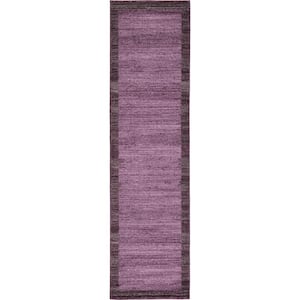 Del Mar Abigail Violet 2' 7 x 10' 0 Runner Rug