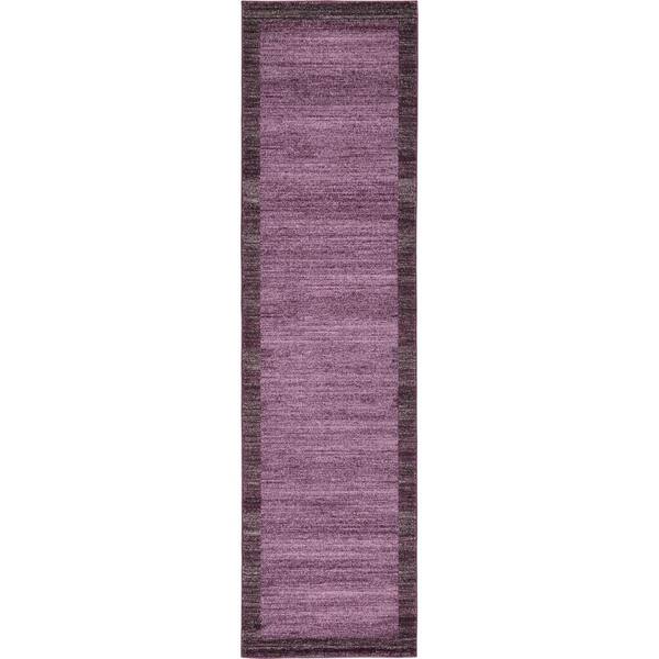 Del Mar Abigail Violet 2' 7 x 10' 0 Runner Rug