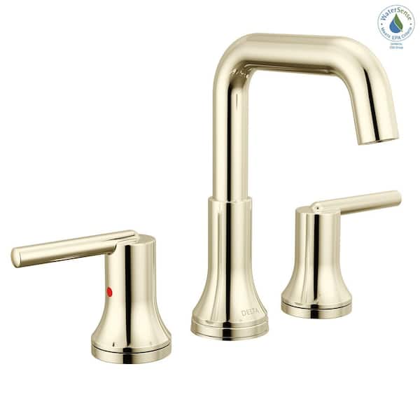 Delta Trinsic 8 in. Widespread Double Handle Bathroom Faucet in