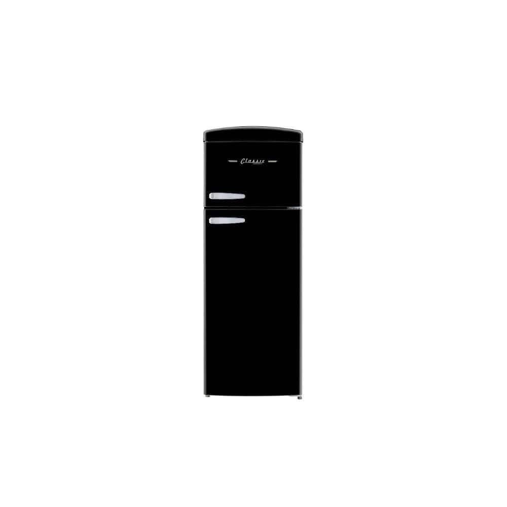 Classic Retro 7.5 cu. ft. Top Mount Refrigerator in Midnight Black price history on PriceWatchPro