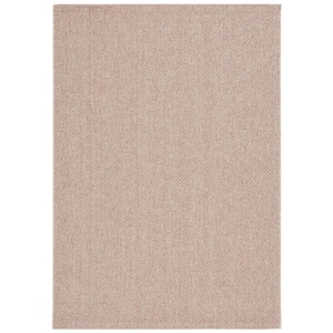 Sisal All-Weather Taupe  4 ft. x 6 ft. Solid Woven Indoor/Outdoor Area Rug