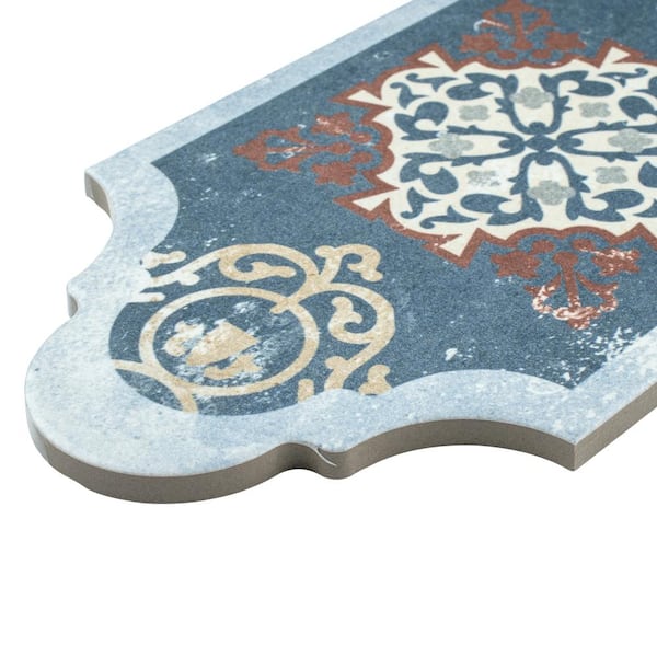 SomerTile Corinto Provenzal Colors Mix Porzellanfliesen – 15,9 X 32,4 Cm, Frostbeständig, Für Innen & Außen