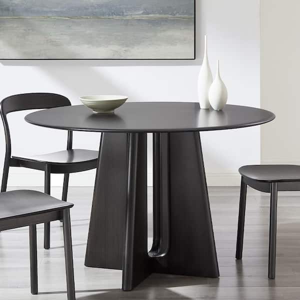 Greenington LUNA 48” Round Table - Caviar