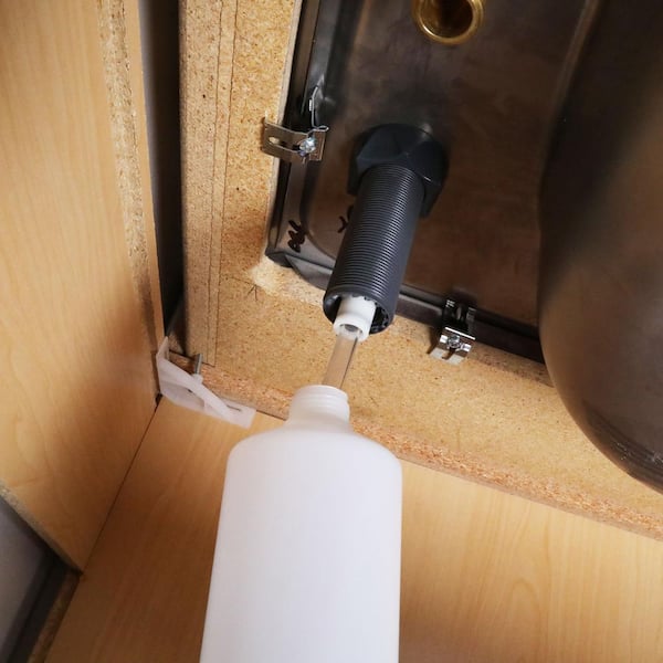 DANCO Soap Dispenser with Curved Nozzle in Matte Black 12032 - The