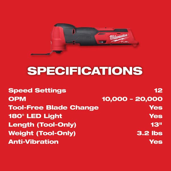 Milwaukee M12 FUEL 12V Lithium-Ion Brushless Cordless 5-3/8 in