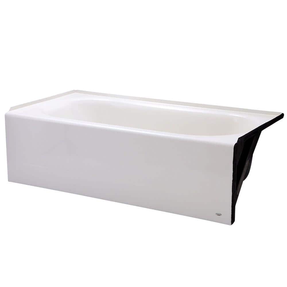 Princeton 60 in. x 30 in. Soaking Bathtub with Right Hand Drain in White