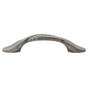 3 in. Center-to-Center Weathered Nickel Twisted Cabinet Pulls (10-Pack)
