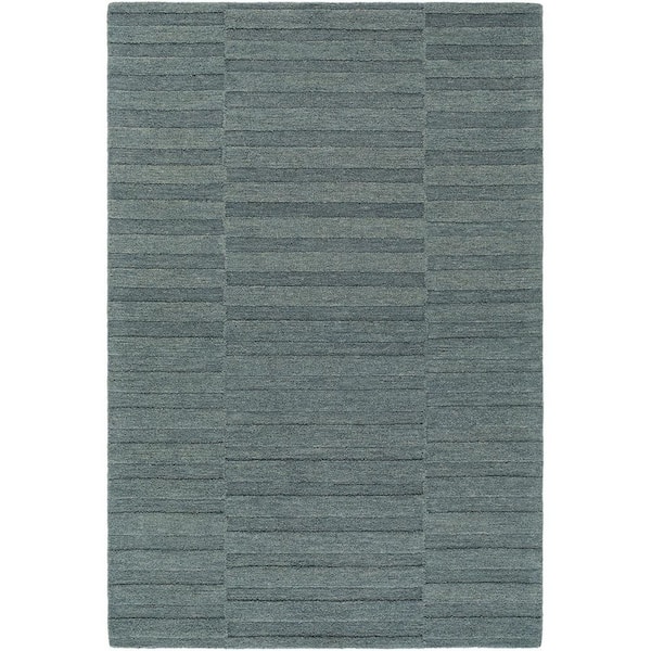 Our PNW Home Idaho Modern Teal 3 ft. x 8 ft. Area Rug