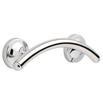 8-8/9 in. x 7/8 in. Traditional Curved Concealed Screw Assist Bar in Chrome