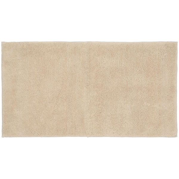 Garland Rug Queen Cotton Natural 24 in. x 40 in. Washable Bathroom Accent Rug