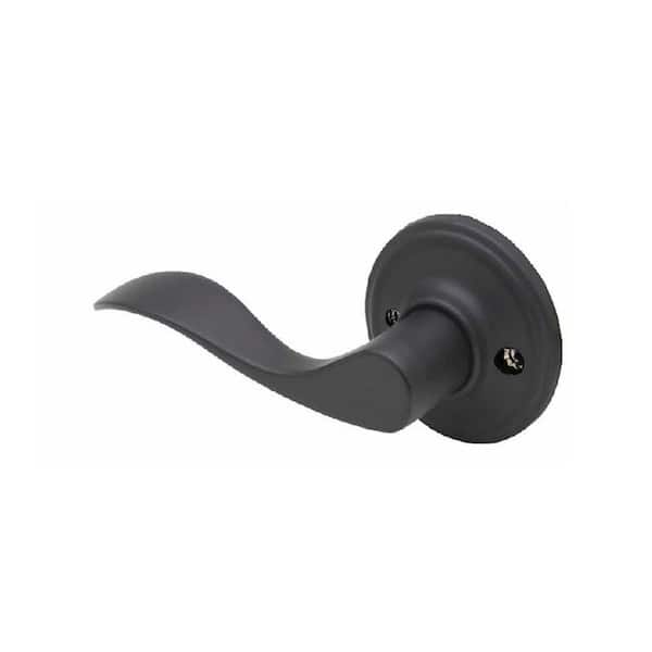 Wave Black Dummy Door Lever
