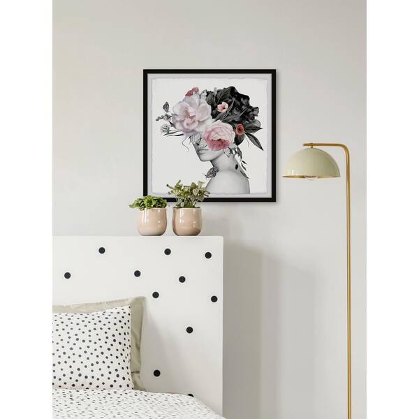 Marmont Hill Butterflies and Peonies Framed Painting Print