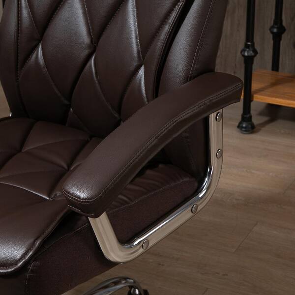 Vinsetto + Executive Office Chair with High Back Diamond Stitching