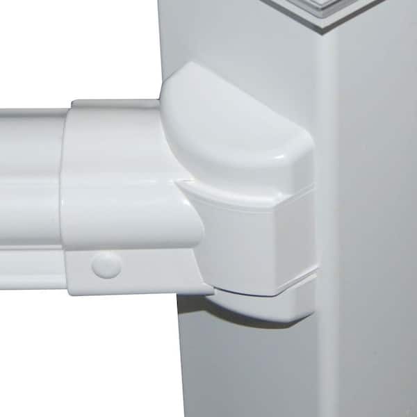 Traditional/Williamsburg White Angle Bracket Kit (4-Pack)