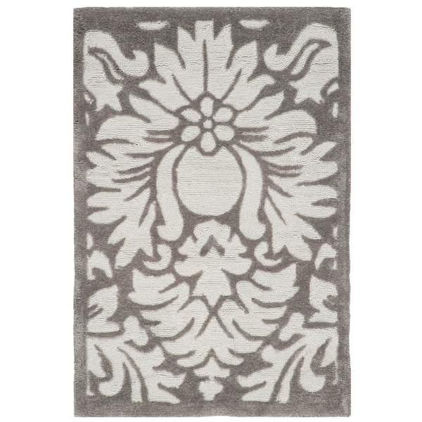 Total Performance 2 ft. x 3 ft. Stone Floral Ornate Area Rug