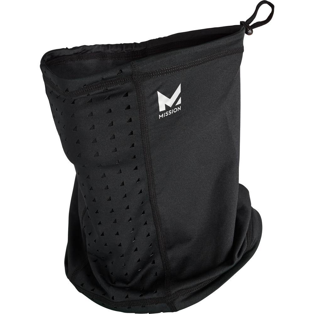Mission Black All-Season Adjustable Neck Gaiter 109471 - The Mission Black All-Season Adjustable Neck Gaiter 109471 - The