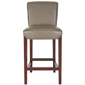 Ken 30 in. Clay Cushioned Bar Stool