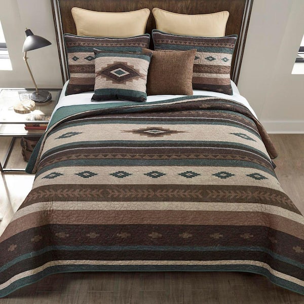 Sierra Vista UCC Multicolor 3-Piece King Quilt Set