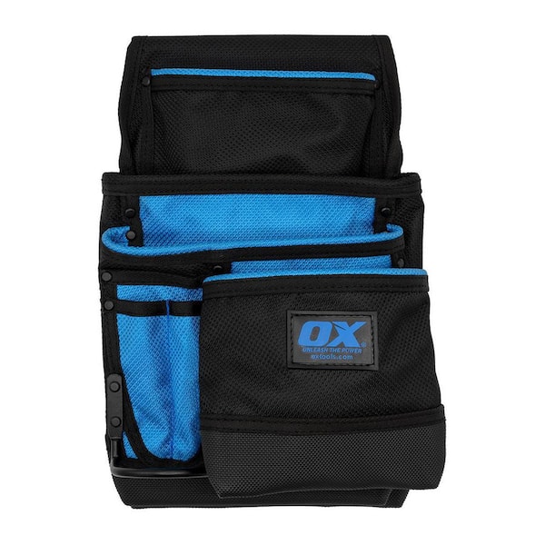 OX TOOLS Pro Dynamic Nylon 7-Pocket Pouch with Hammer Holder