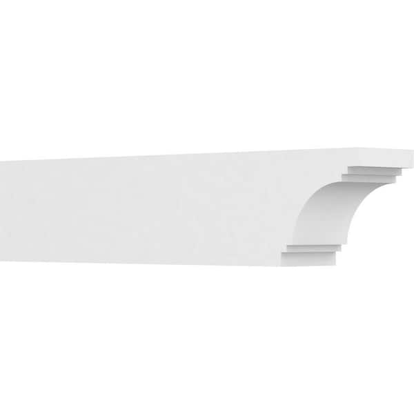Ekena Millwork 6 in. x 8 in. x 36 in. Pescadero PVC Rafter Tail Brace