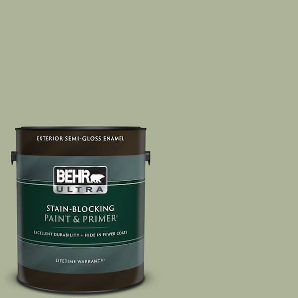 BEHR ULTRA 1 gal. Home Decorators Collection #HDC-CT-28 Cottage Hill Semi-Gloss Enamel Exterior Paint & Primer