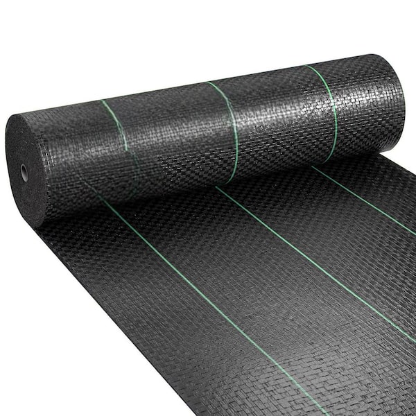 Weed Barrier Landscape Fabric Heavy Duty Ground Cover 6 ft. x 300 ft. Durable Driveway Garden Lawn Outdoor Control Mat