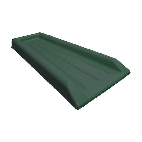 SHAPE PRODUCTS 23 in. Green Plastic Splash Block