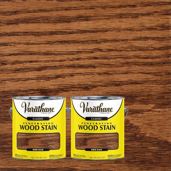 1 gal. Red Oak Classic Wood Interior Stain (2-Pack)