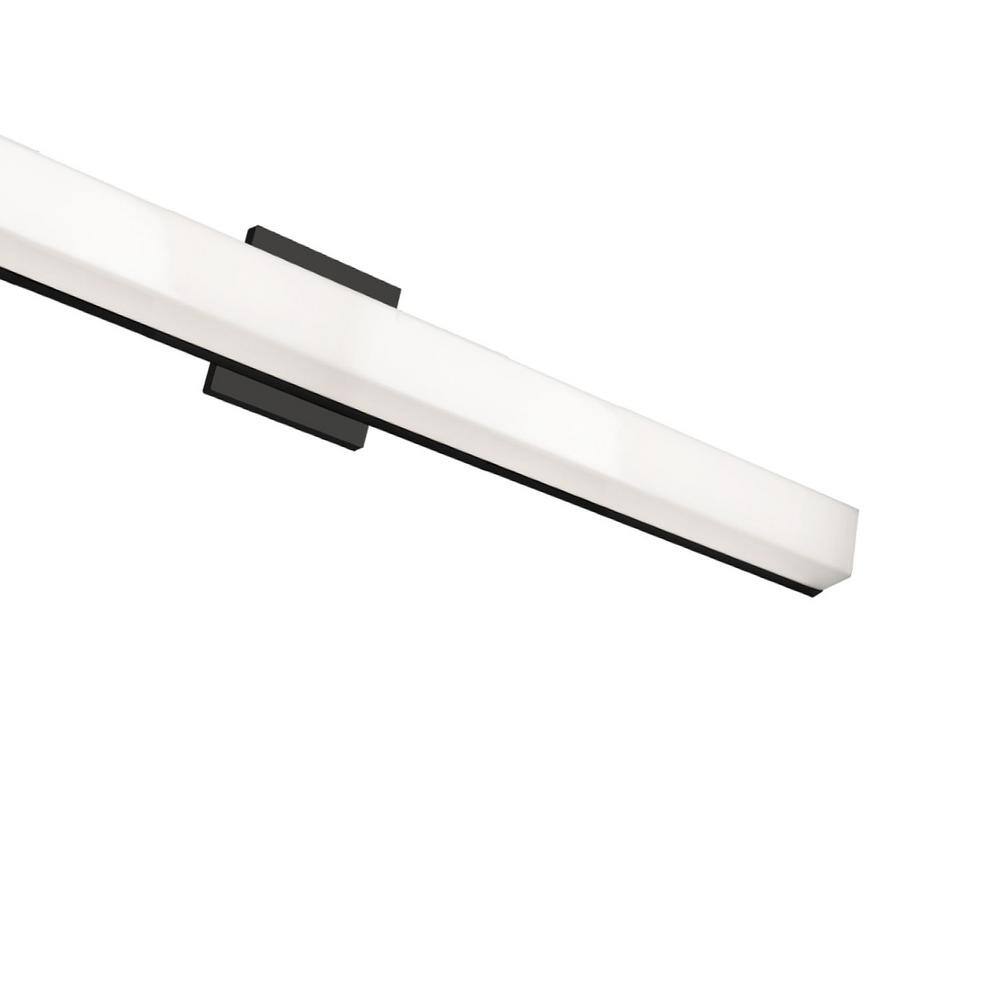 Latitude Sleek Black LED 36.75" Vanity Light Bar