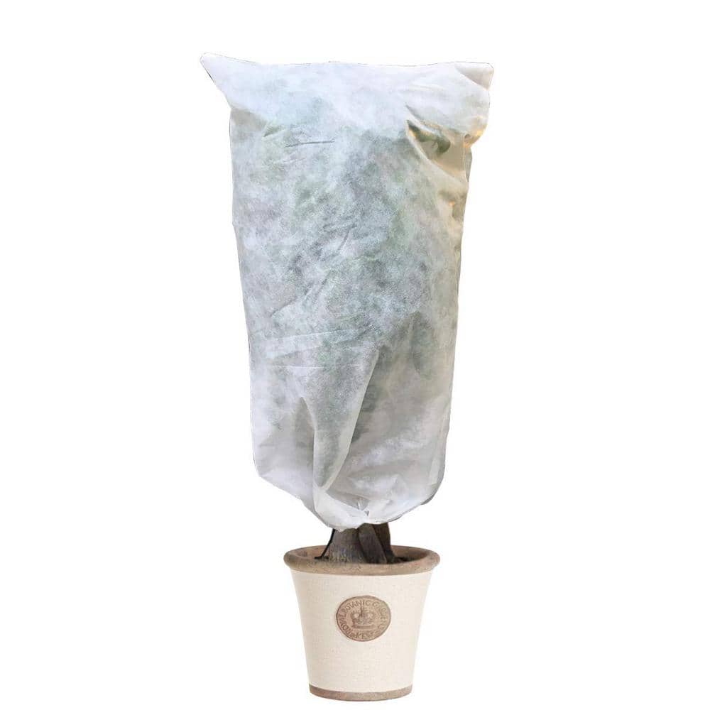 60 in. Dia x 40 in. H Drawstring Frost Plant Covers for Outdoor Plants Shru