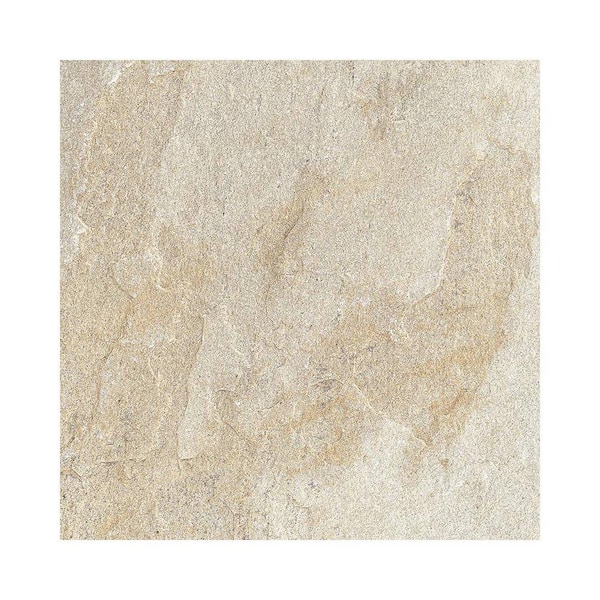Giorbello (Sample) Black 6-in x 6-in Matte Porcelain Stone Look Floor and Wall Tile