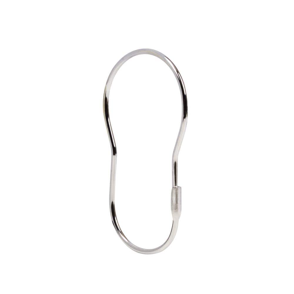 Adjustable Chrome Aluminum Curved Shower Rod, 45-72 Inches