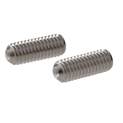 Pair of Tub and Shower Handle Set Screws in Chrome
