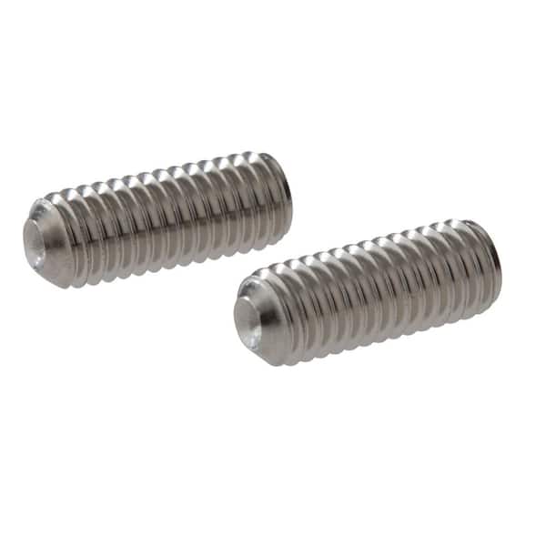 Screws, front plates and spare parts for stems