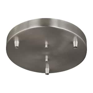 Towner 3-Light Brushed Nickel Pendant Canopy