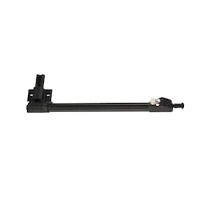 10 in. Black Aluminum Fence Magnetic Protector Gate Latch