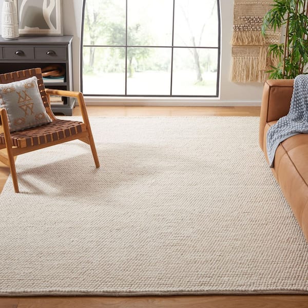 Natura 12 ft. x 18 ft. Ivory Basket Marle Area Rug