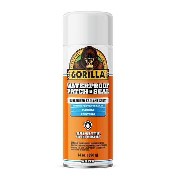 Gorilla 14 oz. White Waterproof Patch and Seal Spray