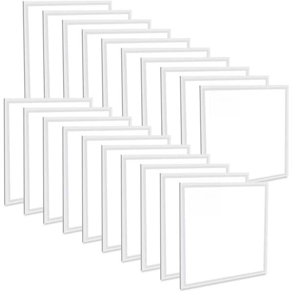 2 ft. x 2 ft. 5800 Lumens Integrated LED Panel Light, 5000K 2x2 LED Flat Panel Light Lay in Fixture for Office (20-Pack)