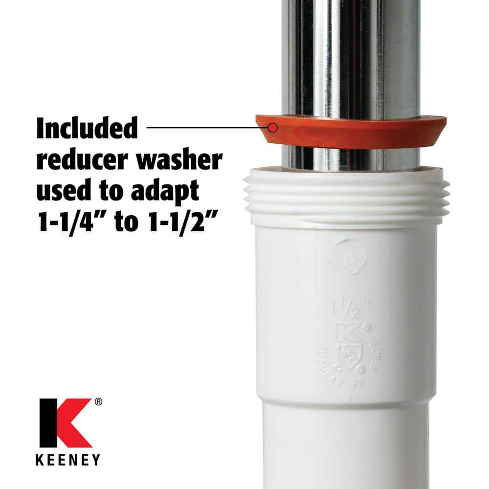 Polished Chrome 1-1/2 in. Slip Joint P-Trap