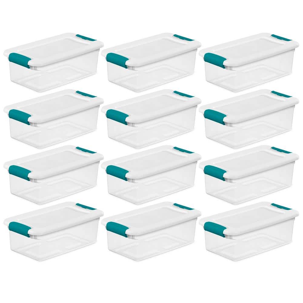 Sterilite 6 Qt Latch Storage Box,12 Pack, and 64 Qt Latch Storage Box, 6  Pack, 1 Piece - Kroger