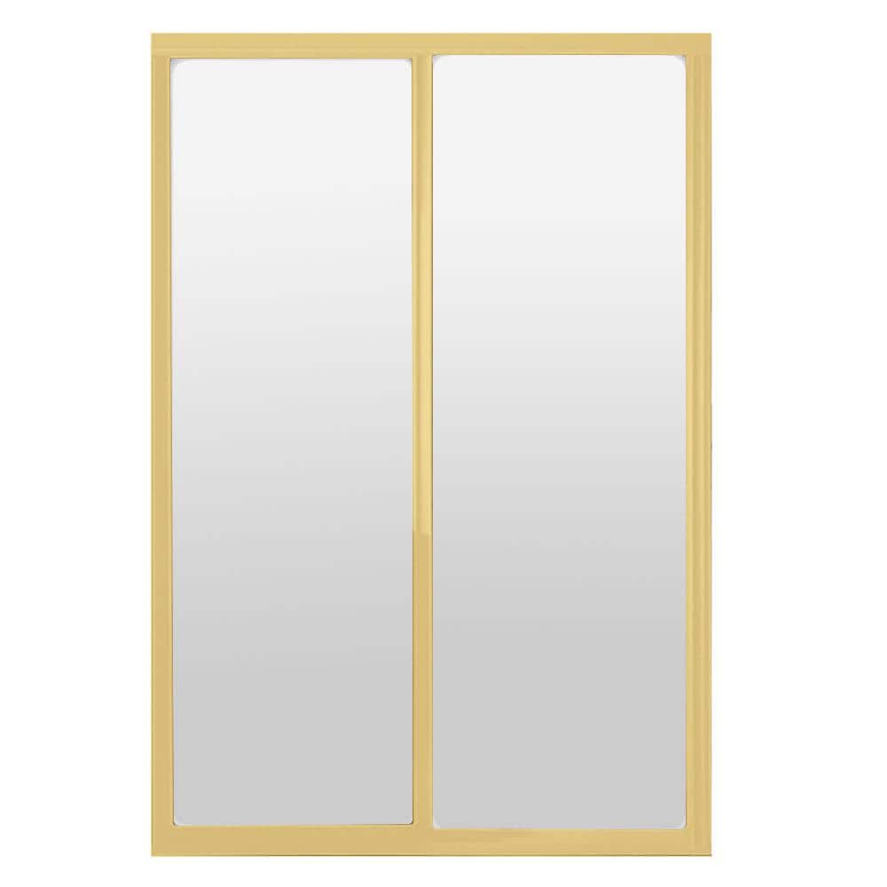 Contractors Wardrobe 60 in. x 81 in. Silhouette 1-Lite Bright Gold