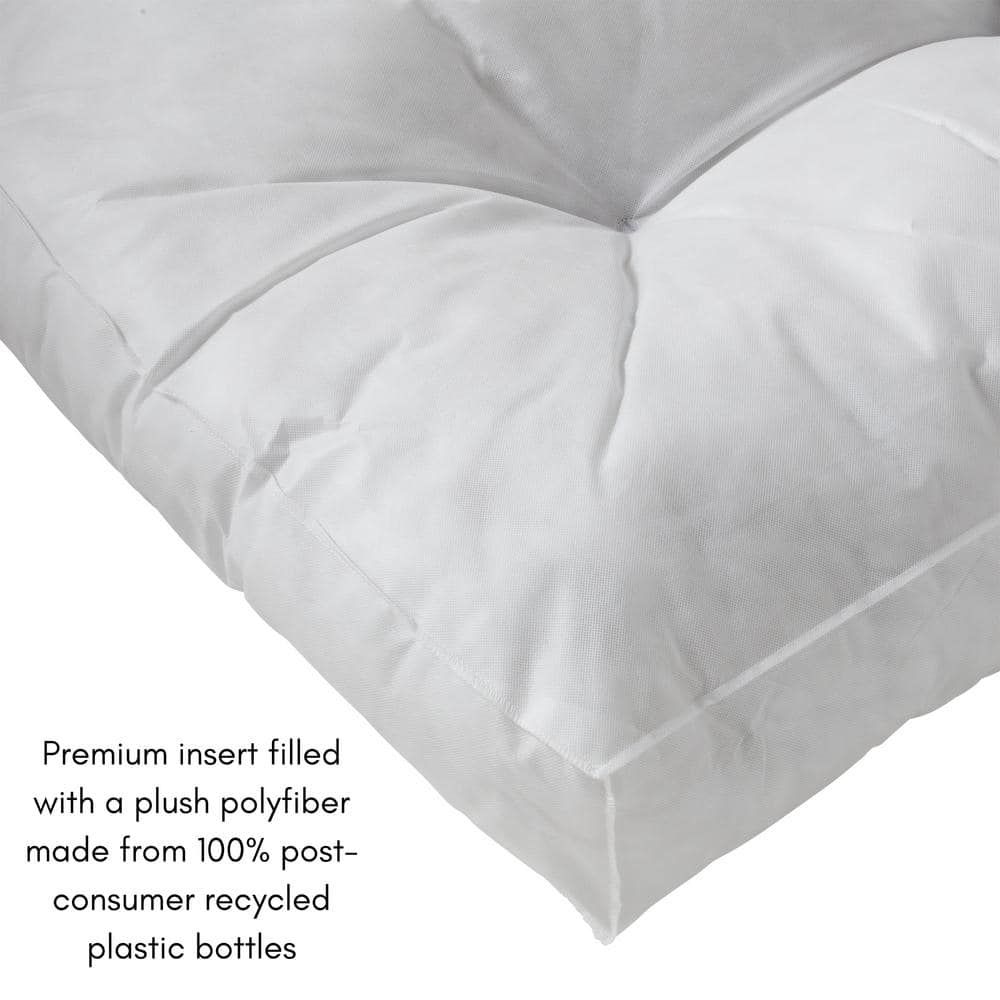 Medium Cream Microfiber Rectangle Pillow Dog Bed