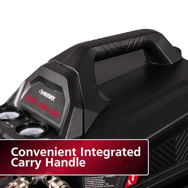 Husky - Husky 6 Gal. 150 PSI Electric Pancake Air Compressor