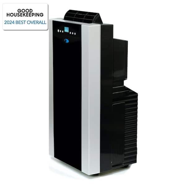 Whynter - 9,200 BTU Portable Air Conditioner Cools 500 Sq. Ft. with Dehumidifier, Remote and Carbon Filter in Black